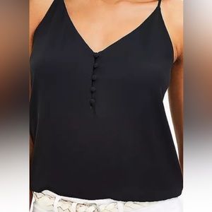 LOFT BUTTON STRAPPY CAMI L